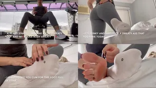 JOI - My sweaty and stinky socks take your cum! After gym