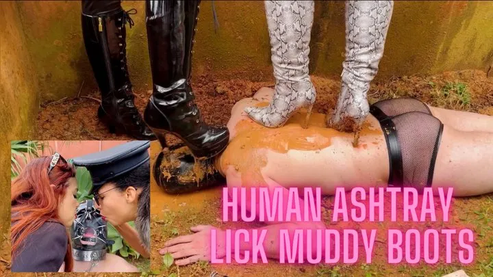 Evil Lohan and Mistress Vblack - Femdom smoking and Muddy Boots FULL