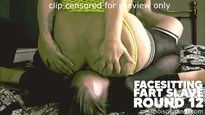 Facesitting Fart Slave Round 12