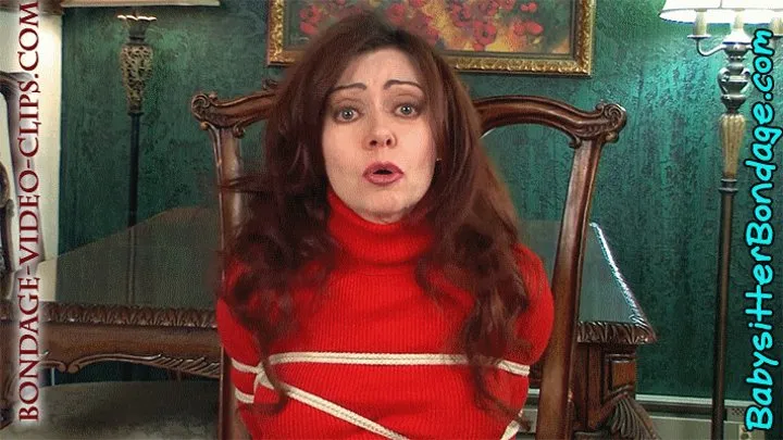 Office Step-Mom Natasha Flade Chairtied In Heels & Turtleneck for Sweater Bondage Ransom Video! ( - 7:30 min) #MILFBONDAGE #GAGTALK #DID #CHAIRTIED #BABYSITTERBONDAGE