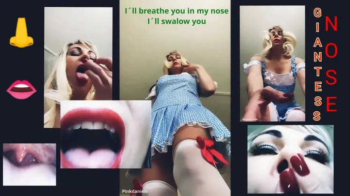 I´ll breathe you in with my nose, I´ll swallow you