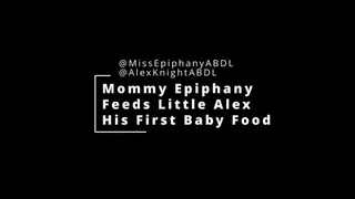 Step-Mommy Epiphany Feeds Little Alex His First Baby Food