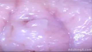 Vagina INSIDE View, Creamy Cervix, and Menstrual Education