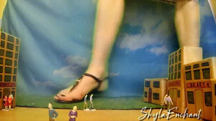 Giantess Town Take Down