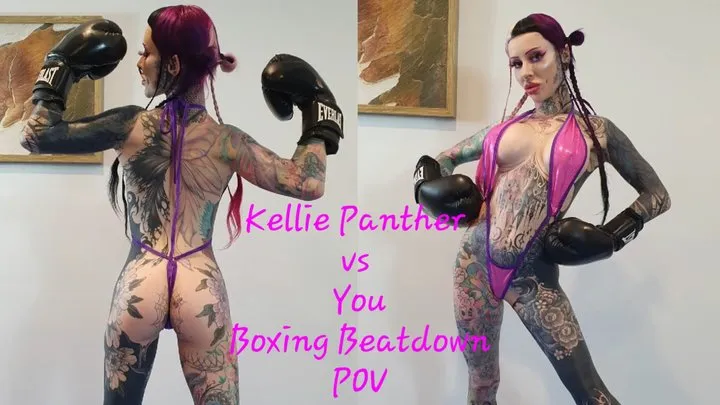 Kellie Panther vs You Boxing Beatdown POV