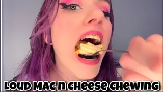 Loudly Eating Mac n Cheese