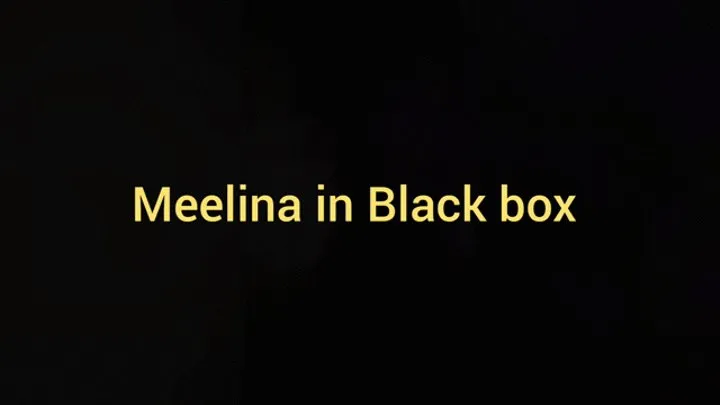 Meelina handcuffed in Black box