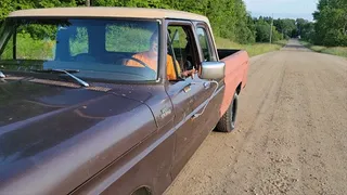 Shay cranking 78 Ford truck and smoking
