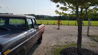 Shay cranking and smoking at the soccer fields