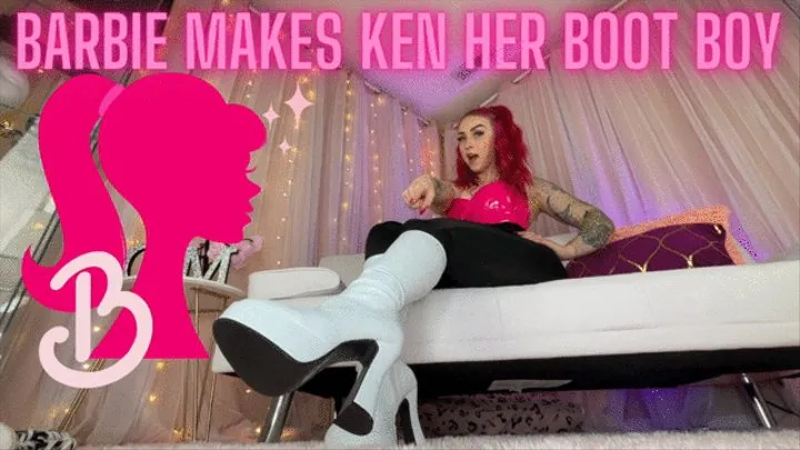 Barbie Makes Ken Her Boot Boy