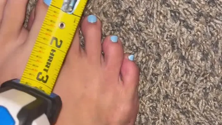 Feet Measuring Video