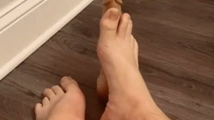 Dildo Foot Job