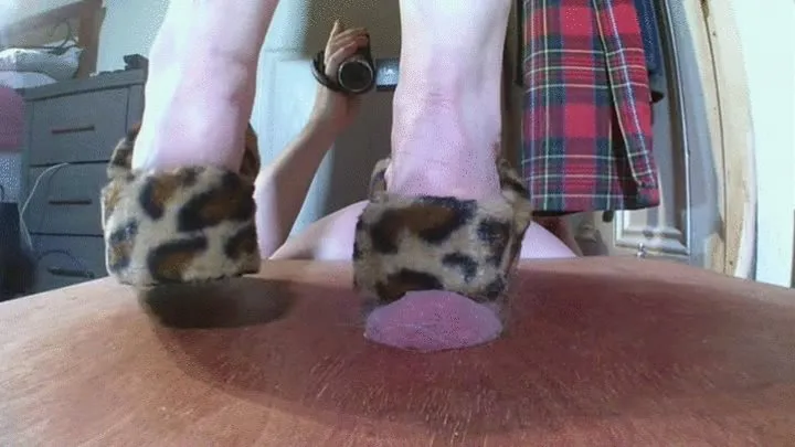 LEOPARD PRINT SLIPPERS COCK CRUSH VIEW 3 PT1