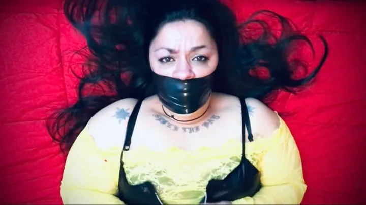 POV sensual gagged sex