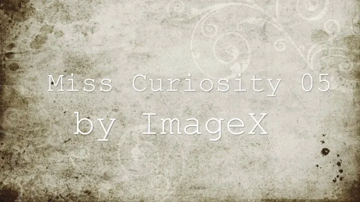 Miss Curiosity masturbates in a chair