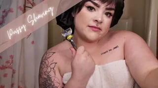 Chubby BBW Pussy Hairy Bush Shaving