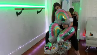 Helium Goddess Barefoot Ass Tease