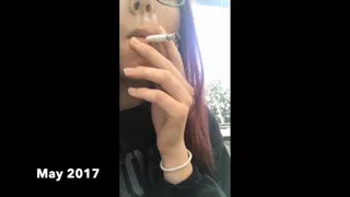 Nichole Smoking Compilation - 20 Years Old