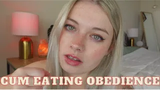 Cum Eating Obedience Training