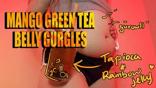 Mango Bubble Tea Belly Gurgles