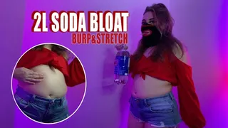 2L Soda Chug Bloat: Burp & Stretch