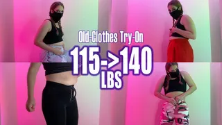 115->140Lbs: Old-Clothes Try-On