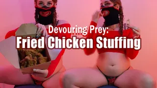 Devouring Prey: Fried Chicken Belly Stuffing