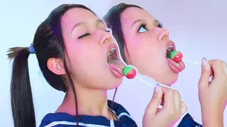 Sucking A LoLiPoP Making SILLY FACES