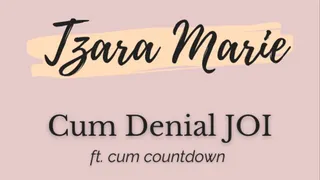 Cum Denial JOI Countdown
