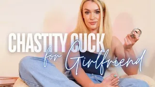 CHASTITY CUCK FOR GIRLFRIEND! Femdom Cuckold GFE Chastity Keyholder