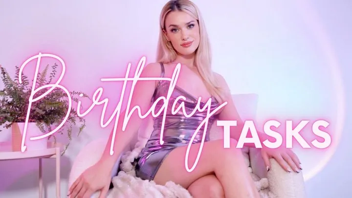 BIRTHDAY TASKS - Findom Worship Game Financial Domination Slave Training