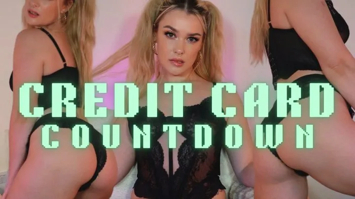 Credit Card Cum Countdown - Human ATM Training Findom JOI