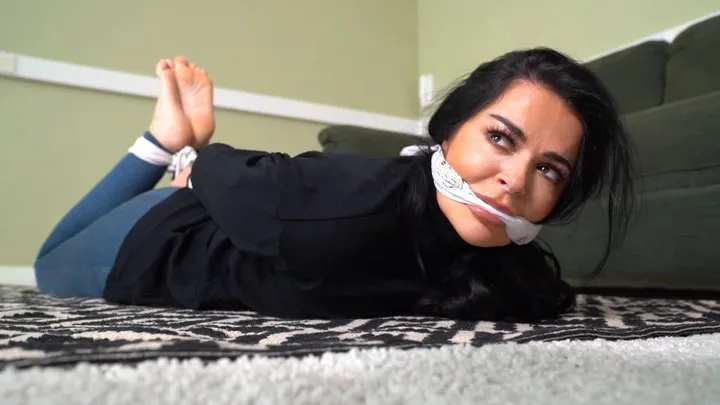 2252 Cherry in Barefoot Turtleneck Hogtie