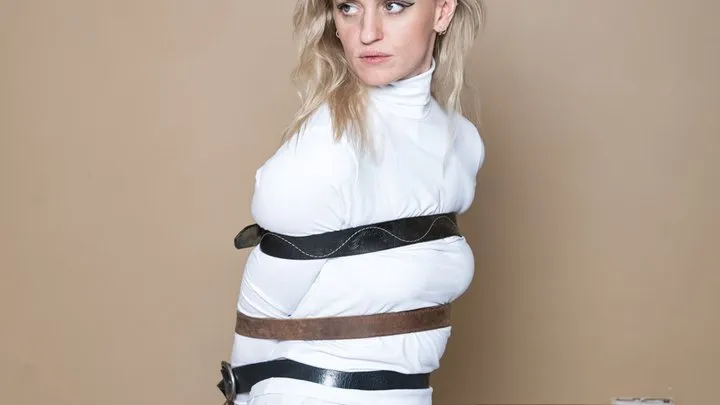 1279 Sandy in Belting Belts Bondage