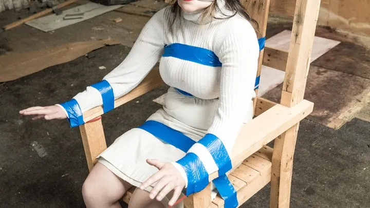 Anija in White and the Wooden Chair