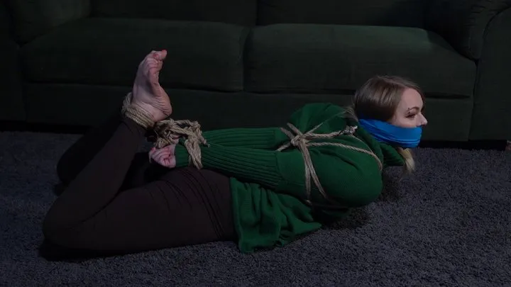 4008 Dolly Rosa in Green Sweater Bondage