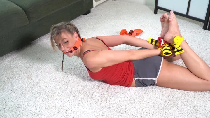 3146 Layla in Footy Socks Bondage