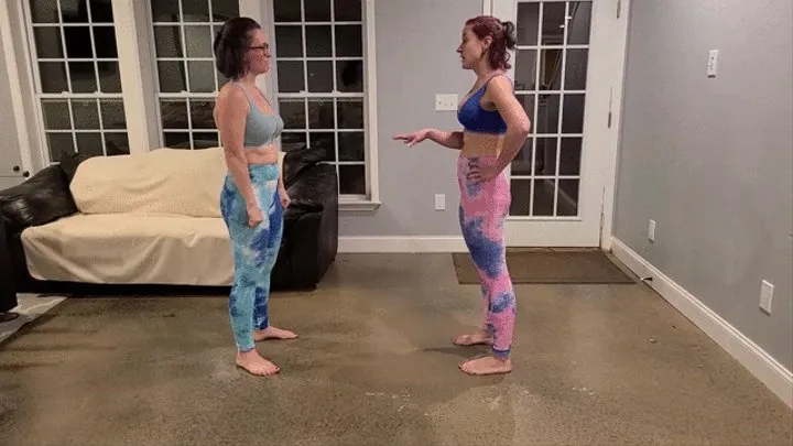 Cum-ppance of Angry Yoga instructor with a crazy ass twist