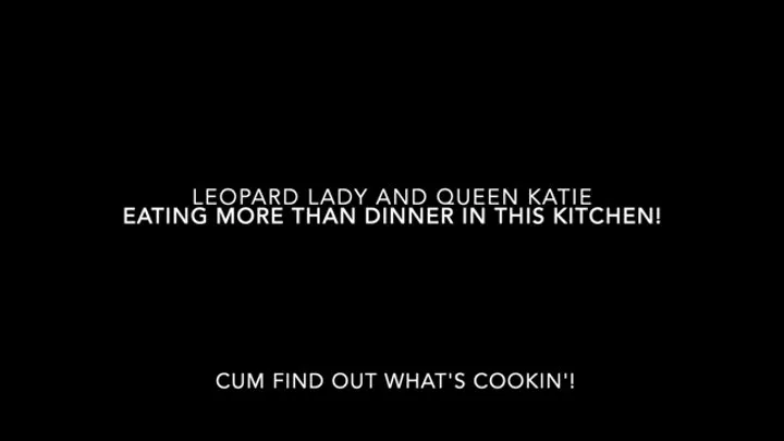 Milfs cookin' up lesbian love