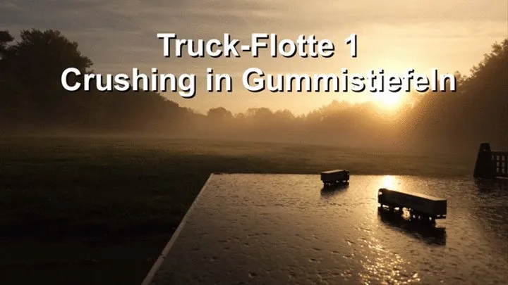 Truck fleet 1, crushing in rubber boots - Truck-Flotte 1, Crushing in Gummistiefel