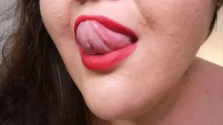 Lip play in seduction - (no talking)