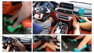 SEXY GIRLS MAKE BRUTAL REDLINING PUNISHMENT IN BMW M760Li (650HP)