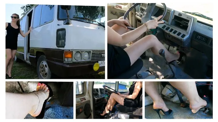 REVVING PREMIERE: Emily crushed with hard redlining tuned Toyota bus