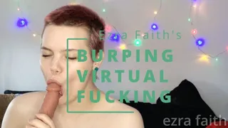 Burping wife fucks you for the first time in months!