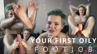 First Footjob From Your Partner, Ezra Faith!