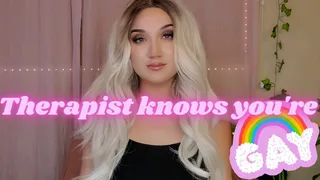 Therapy Session - I Know You're Gay - TheGoddessEmmy, GoddessEmmy, Goddess Emmy - Encouraging You To Admit You're Gay And Fantasize About Cock