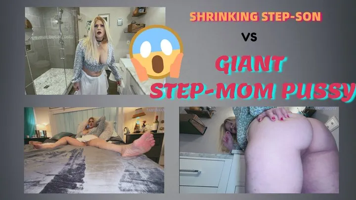 PATHETIC SHRINKING STEP-SON TRIES FUCKING GIANTESS STEP-MOM