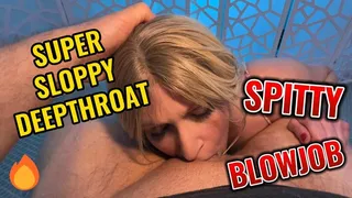 SLUTTY MILFS SUPER SLOPPY SNOTTY SPITTING DEEPTHROAT BLOWJOB