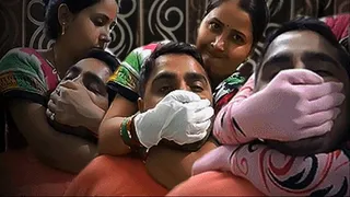 Kiraneya in: Gloved Disciplinarian Hand Over Mouth For Lazy Husband!