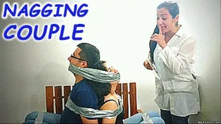 Laura & Katherine Martinez in: Hand Over Mouth And Duct Tape Therapy For Nagging Couple!